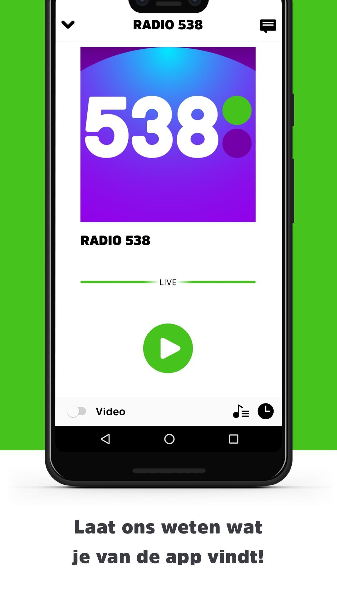 Radio 538 für Android - APK herunterladen