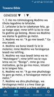 برنامه‌نما Tswana Bible عکس از صفحه