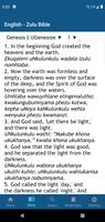 English - Zulu Bible 截图 1