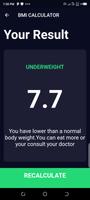 BMI,Body Mass Index Calculator poster