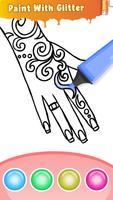 Glitter Nail Coloring Game اسکرین شاٹ 2