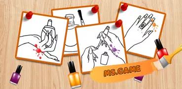 Fashion Nail Coloring Pages