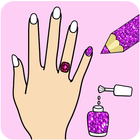Fashion Nail Coloring Pages आइकन