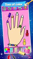 Fashion Nail Coloring Pages screenshot 2