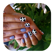 Cow Print Craze Nail Design