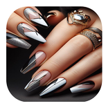 Geometric Chic Nail Art Design