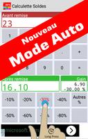 Calculette Soldes Affiche