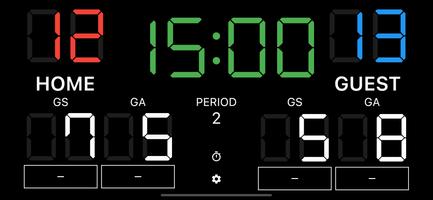 Netball Scoreboard ภาพหน้าจอ 1