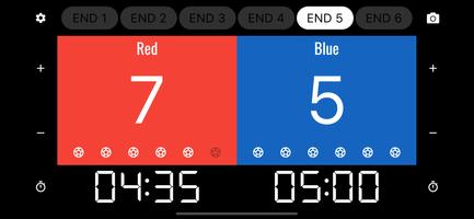 Boccia Scoreboard imagem de tela 1
