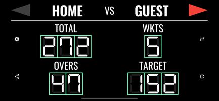 Cricket Scoreboard imagem de tela 3