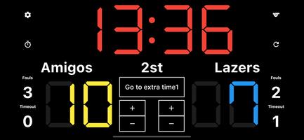 Futsal Scoreboard Screenshot 1