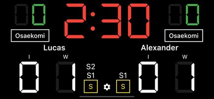 Judo Scoreboard poster