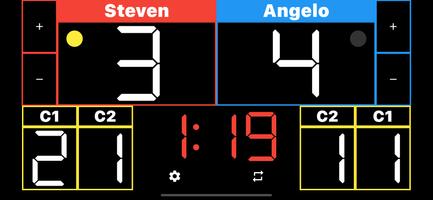 برنامه‌نما Karate Scoreboard عکس از صفحه