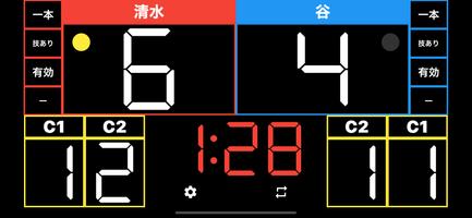 空手スコアボード ポスター