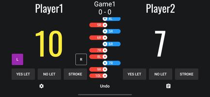 Squash Scoreboard Plakat