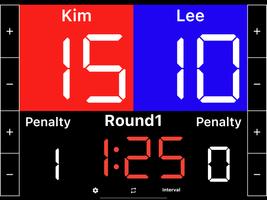 Taekwondo Scoreboard screenshot 2