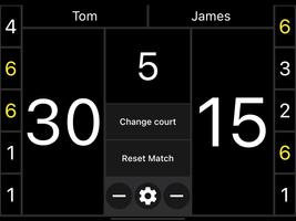 Tennis Scoreboard captura de pantalla 3