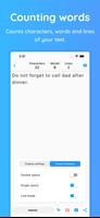Word Count Notepad โปสเตอร์