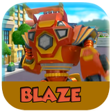 Robot Blaze Adventure Games Zeichen