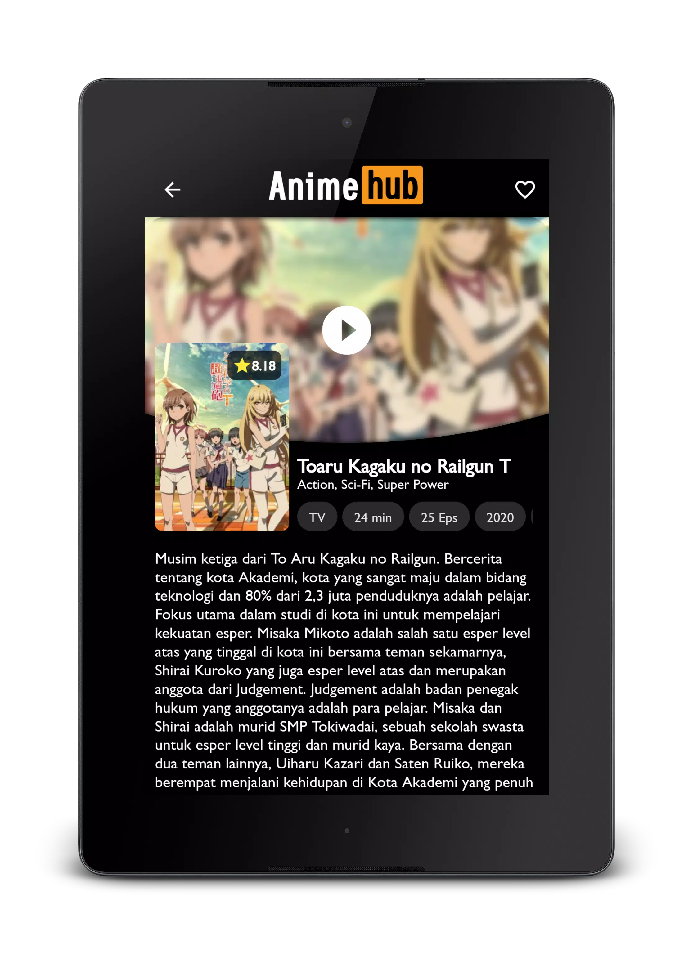 Animehub: Animes online dublados e legendados APK - Baixar app