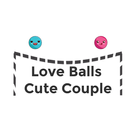 Love Balls Cute Couple icône