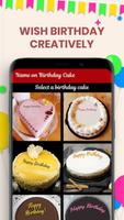 Name On Birthday Cake & Photo ảnh chụp màn hình 1