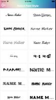 Name Art Maker - Text on Photo capture d'écran 1