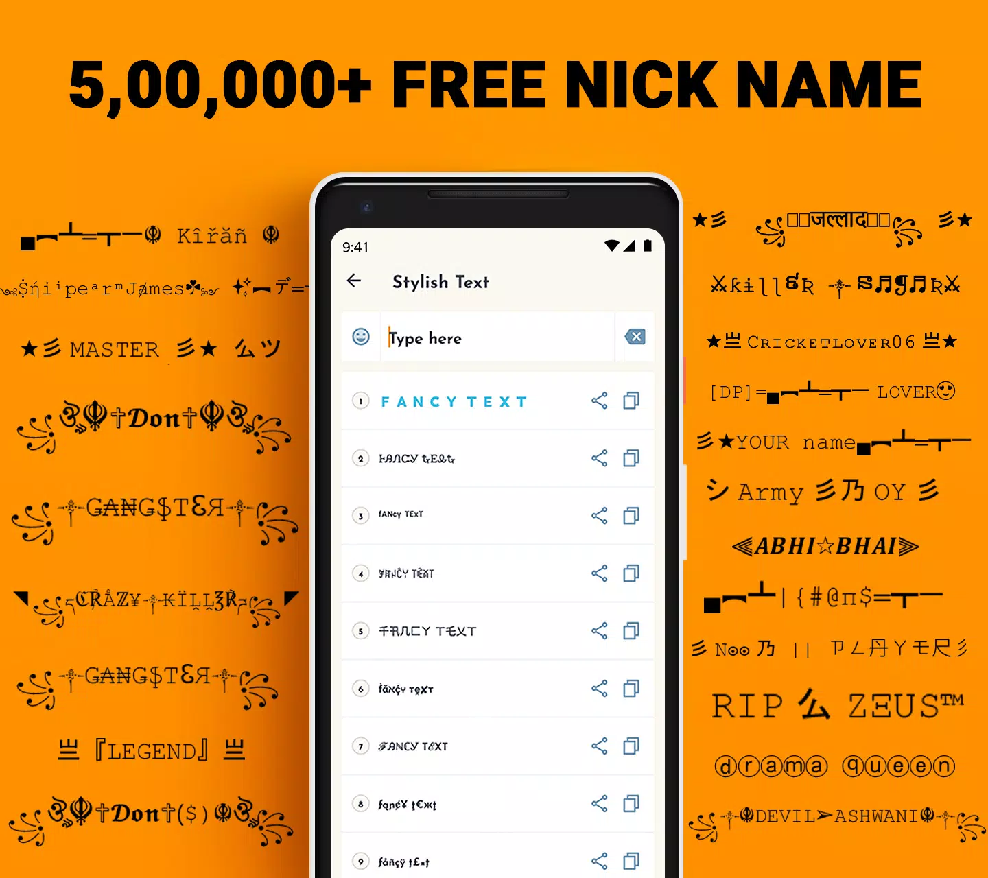 Name style fire : Nicknames APK for Android Download