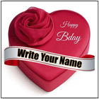 Name on Birthday Cake - Birthday photo Editor Zeichen