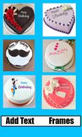 Name on Birthday Cake - Birthday photo Editor Plakat