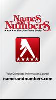 Names and Numbers Yellow Pages ポスター