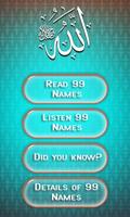 99 Names of Allah: AsmaUlHusna Affiche