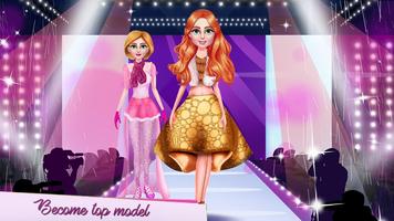 Fashion Model Makeup Salon : Girls Makeover Game पोस्टर