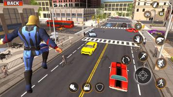 Gangster Target Superhero Game الملصق