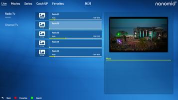 Nanomid IPTV Player capture d'écran 2