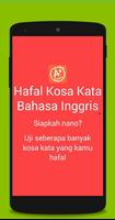 Hafal Kosa Kata Bahasa Inggris poster