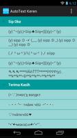 Auto Text Keren for Android screenshot 2