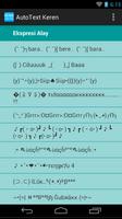 Auto Text Keren for Android screenshot 3