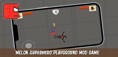 Melon Superhero Playground Mod poster