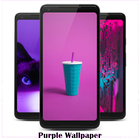 Fond d'écran violet icône