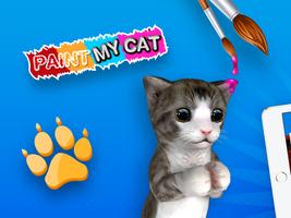 Paint My Cat: Color and Play Affiche