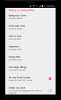 One Digit Clock captura de pantalla 3