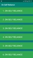 On Self Reliance Affiche