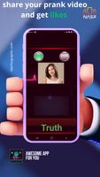 Lie and truth detector prank poster