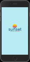 Sunset Beach Palmi Plakat