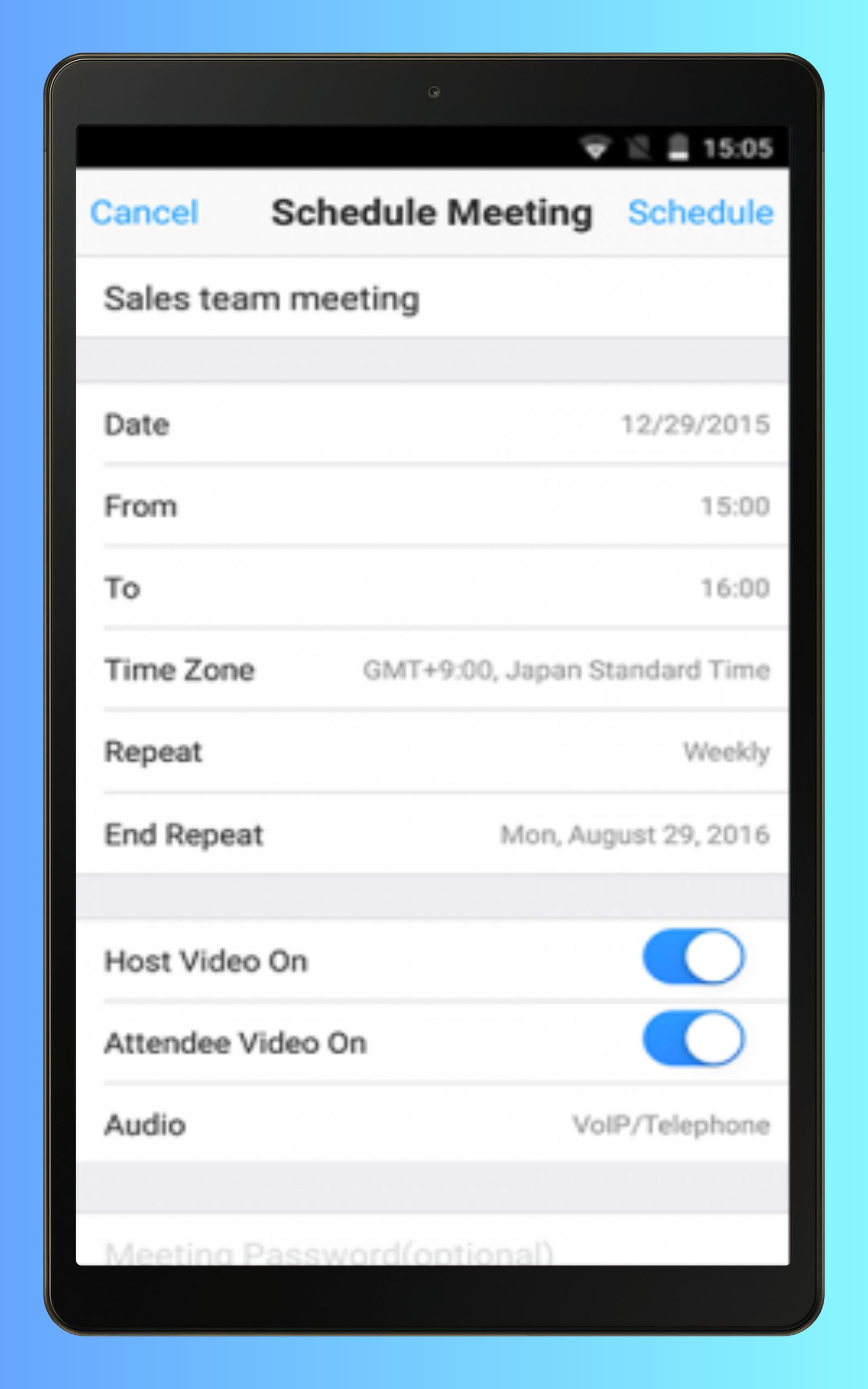 Guide for ZOOM Cloud Meetings pour Android - Téléchargez l'APK