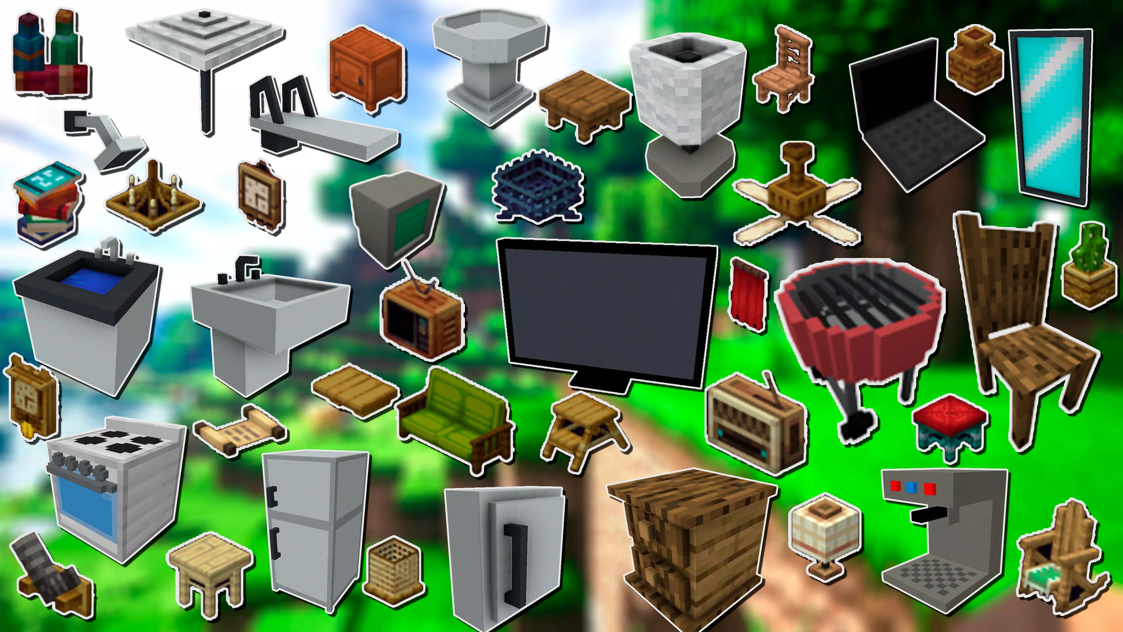 Android İndirme için Furniture mod. Minecraft mods. APK