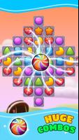 لعبة المطابقة Gummy Candy Match 3 Puzzle Game تصوير الشاشة 1