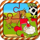 آیکون‌ Farm Animals Puzzle For Kids