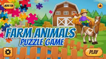 پوستر Farm Animals Puzzle For Kids